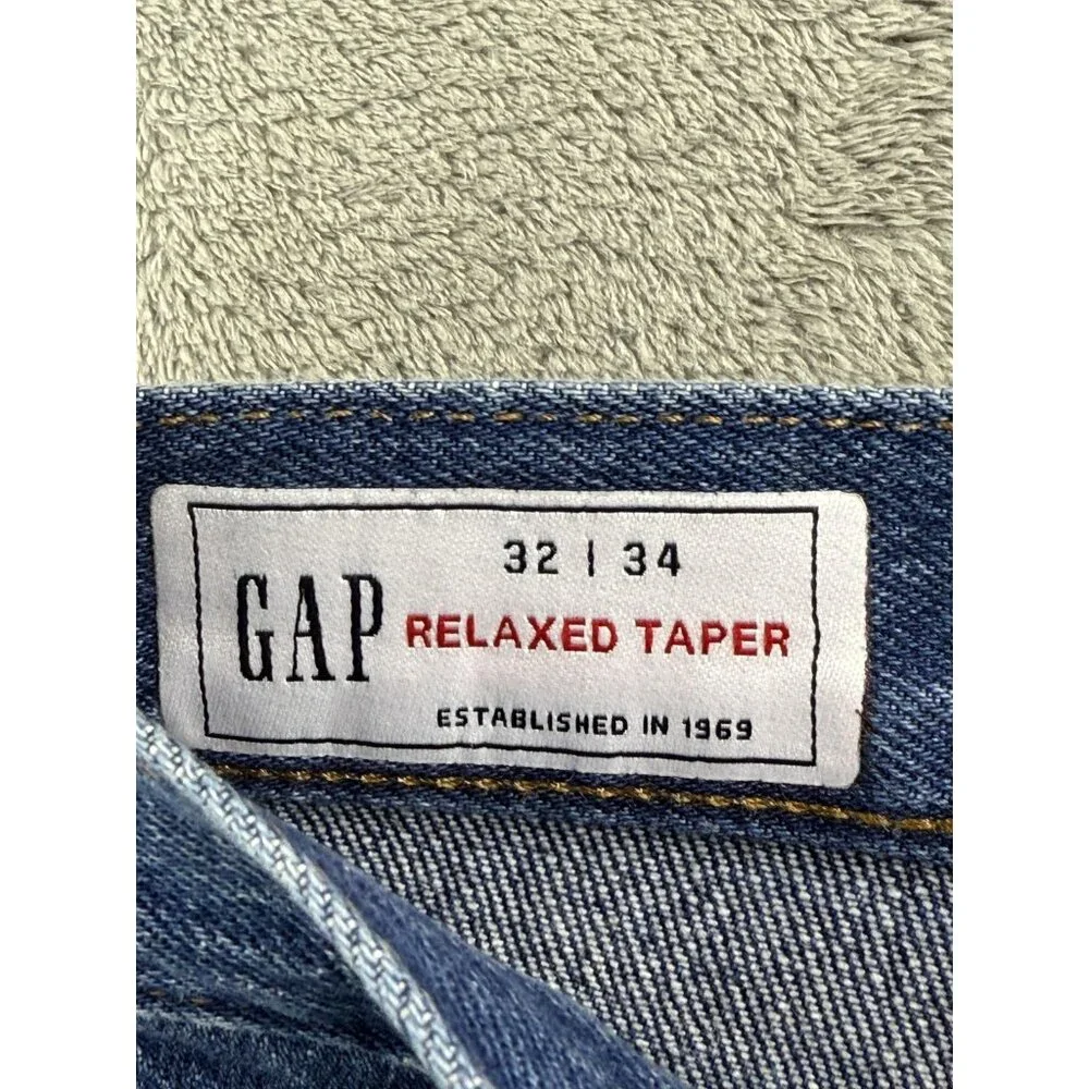 GAP Relaxed Men's Jeans - Classic Blue Denim
